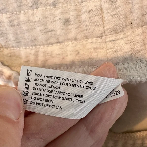 Yogalicious Cloud Plush Sweatpants XL Light Gray Wide Leg Lounge Pants - Picture 4 of 5